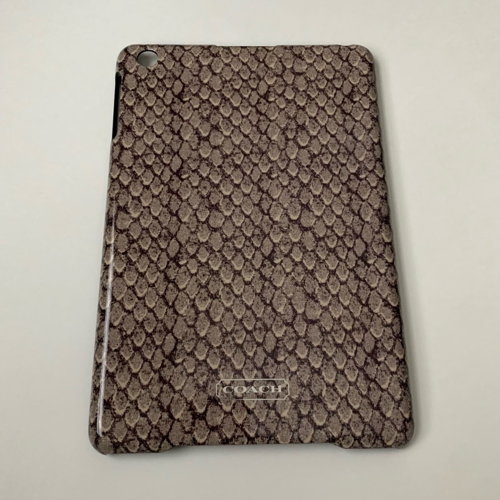 Coach Brown Patterned Case for iPad Mini